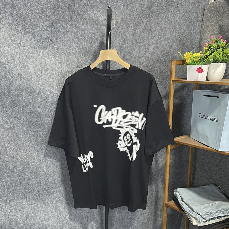 50 Yards of Carded Cotton Fabric, Men's Summer Fashion Trendy Casual Versatile Pure Cotton Round Neck Short-Sleeve T-Shirt Top 1227 50 Yards of Carded Cotton Fabric, Men's Summer Fashion Trendy Casual Versatile Pure Cotton Round Neck Short-Sleeve T-Shirt Top 1227