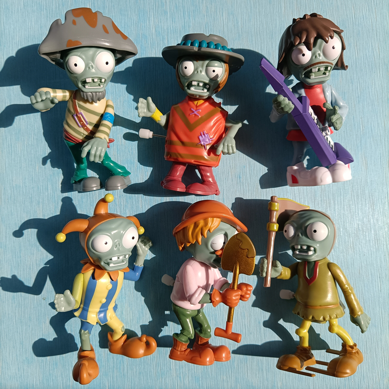 New plant battle zombies 2 clockwork Toys Lost Excavators Clown Cloister Rock Flag Zombie-Taobao