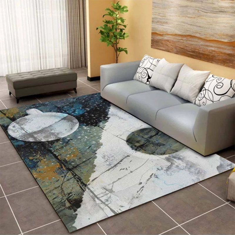Nordic hình học hiện đại phong cách tối giản giường thảm phòng khách pad phòng ngủ bàn ghế sofa thảm dân cư hình chữ nhật - Thảm thảm lông lót sàn