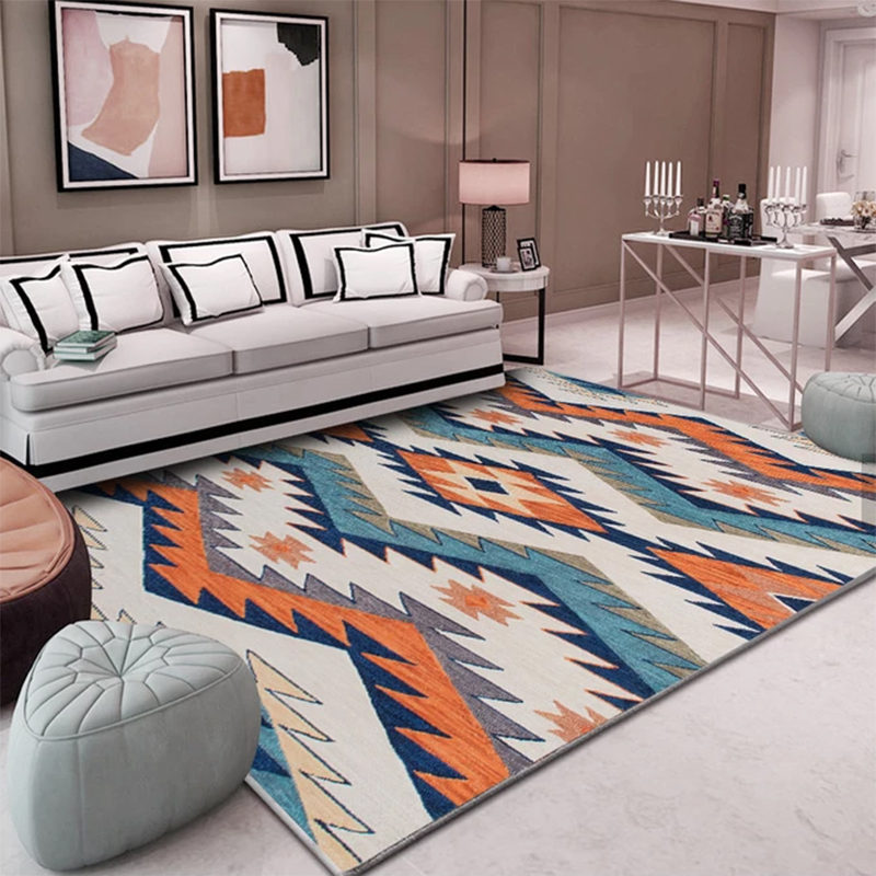 Phong cách châu Âu thảm sàn sofa phòng khách bảng mat phòng ngủ thảm thảm bên cạnh giường tatami nhà hình chữ nhật phòng - Thảm thảm long