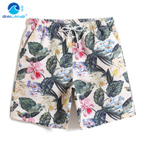 Gailang Mens Vacation Beach Pants Quick Dry Loose Fashion Trend Shorts Water Park Pingjiang Swimming Pants