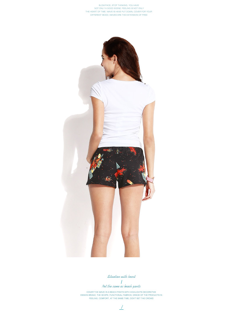 Cặp vợ chồng mùa hè Gailang quần lửng khô nhanh quần phụ nữ ba điểm quần short đi biển ngoài trời kỳ nghỉ bơi boxer thân - Quần bãi biển 	mua quần đi biển	