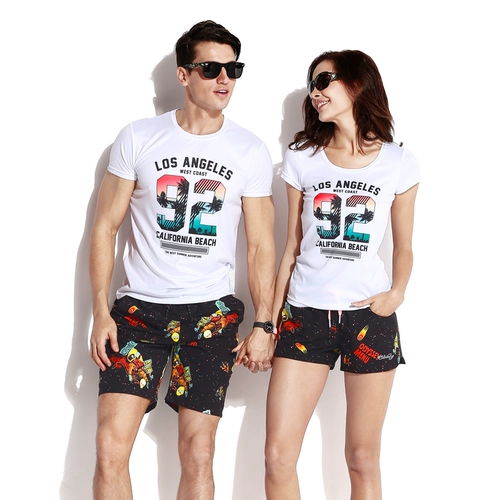 盖浪 Пляжные быстросохнущие штаны, шорты для влюбленных для плавания, оверсайз, большой размер