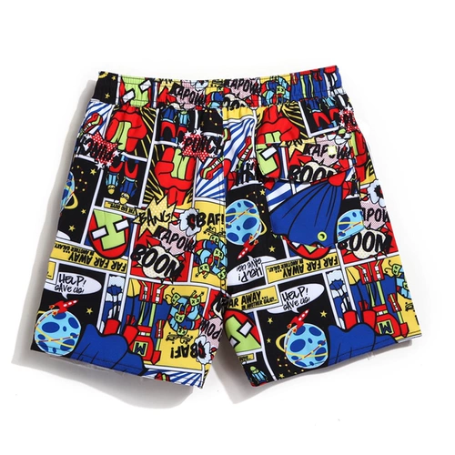 盖浪 Детские быстросохнущие эластичные шорты, пляжные штаны для мальчиков