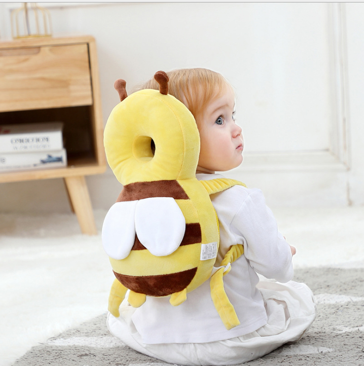 Baby anti-fall head protection cushion baby protective head pillows children learn walking children learn walking anti-bump caps wool suede toy