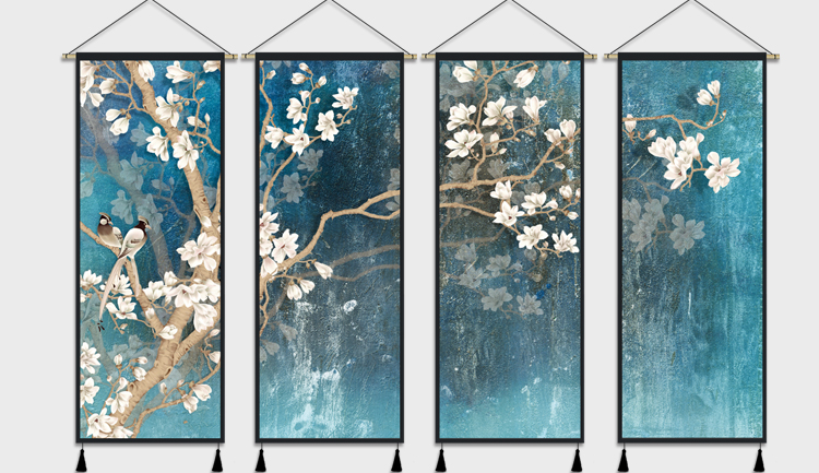 Trung Quốc bốn tầng tấm thảm vải cotton và vải lanh phòng khách phòng ngủ phòng khách sofa nền tường trang trí treo tấm thảm thảm treo tường mandala