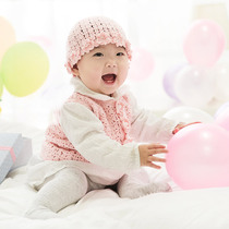 New mommy hands for baby machia suit handmade diy woven baby sweater wool with homemade wool material bag