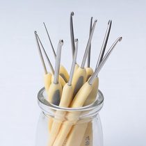 Hook crochet hand polished soft handle non-slip hook knitting crochet wool baby baby shoes tool set