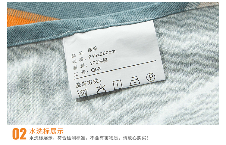Thủy dệt dày một mảnh khăn trải giường cotton 100% chải bông 1.8m 1,5m mét đôi sinh viên độc thân - Khăn trải giường ra giường màu xám