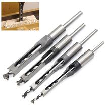 Woodworking square hole drill bit square tenon drill square eye drill drill core salad drill bit woodworking opening cross-border export