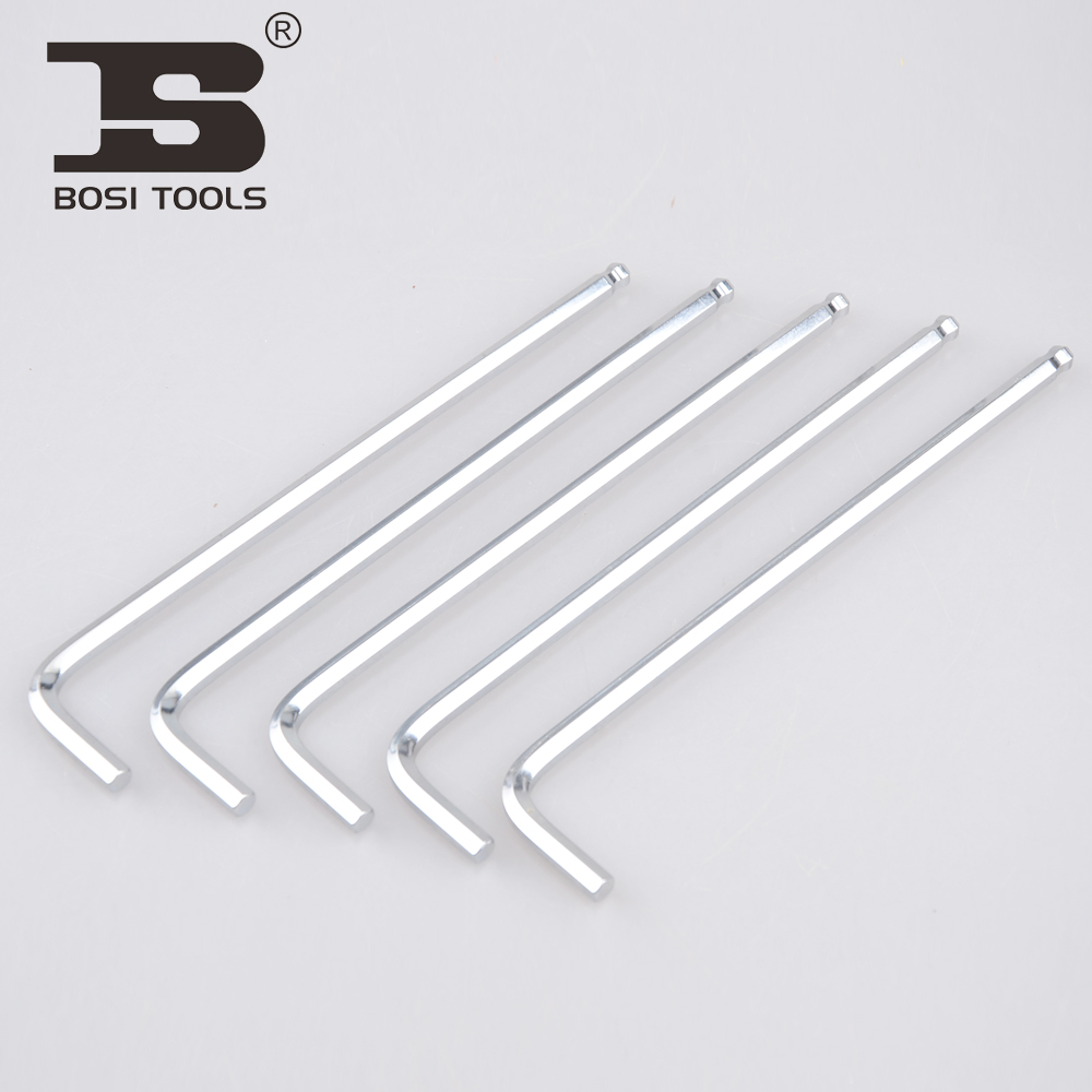 Persian Inner Hexagon Wrench Suit Ball Head Special Length Metric Six Ridge Wrench Disassembly Tool m3L Type 6 Angle Wrench