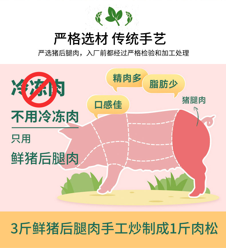 猪肉松436g厦门特产不添加鸡肉