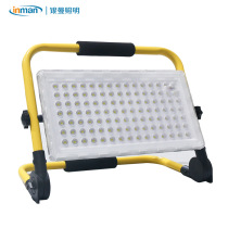 LED flood light Outdoor waterproof super bright projection light 200W rechargeable construction site basketball court light 100W 300W