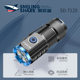 Smiling Shark High-Light Tactical Flashlight Mini Ultra-Bright Small Cannon Outdoor Long-Range Home Use Convenient Multi-Function Flashlight