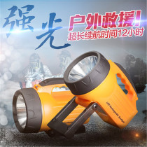 Huasheng Panther 827 portable explosion-proof searchlight LED fishing forest night fishing strong light flashlight waterproof marine lighting