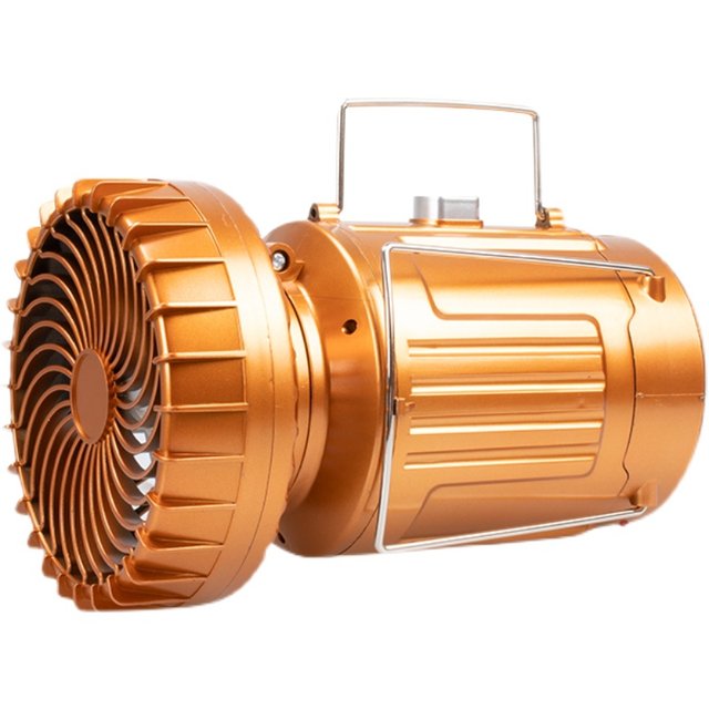 Solar outdoor tent fan camping lamp strong light retractable emergency camp lamp horse lantern household portable lighting