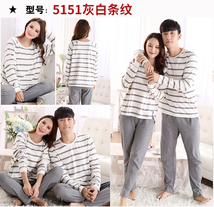 Cặp đôi đồ ngủ nữ dài tay mùa thu Hàn Quốc dễ thương Phim hoạt hình mùa hè mỏng tay áo ngắn hai mảnh kiểu đồ bộ