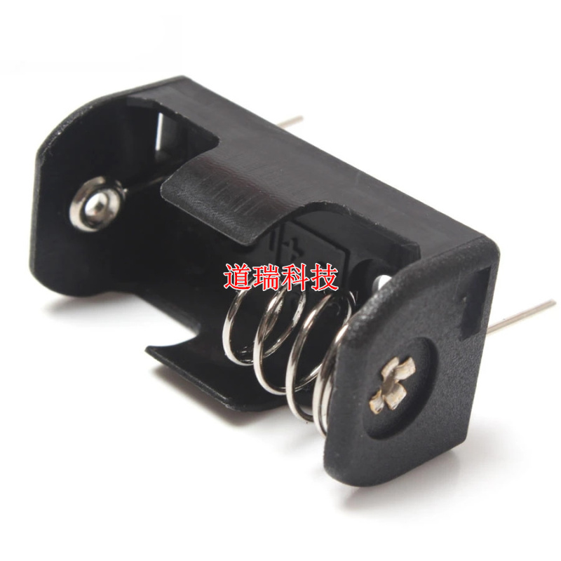 14250 battery box with cable 1 2AA lithium battery holder ER14250 CR2 battery box small black clip (soldering feet)