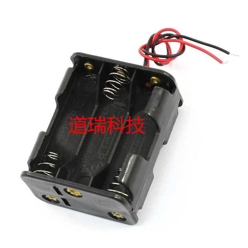 Number 5 6 Festival back to back battery case positive and reverse six section 5 AA* 6 back stack with line 9V battery holder