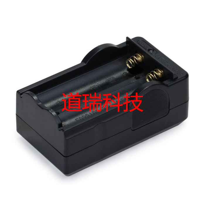 18650 charger double slot charger without line straight plug portable lithium battery seat charger double charger
