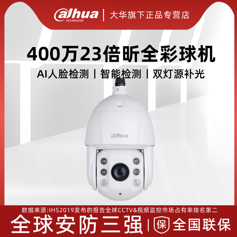 Great Bloom 6 Inch 23 Times Zoom 4 million Ultra Clear Full Color Sound And Light Alert Panoramic Ball Machine DH-SD6423-A-I-Taobao