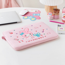 una Korean ins blogger Sanrio’s same style Melody Sanrio limited iPad tablet storage bag