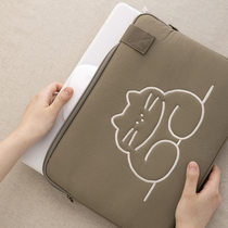 una Korean ins blogger livework same style iPad MacBook notebook storage bag can be worn cross-body