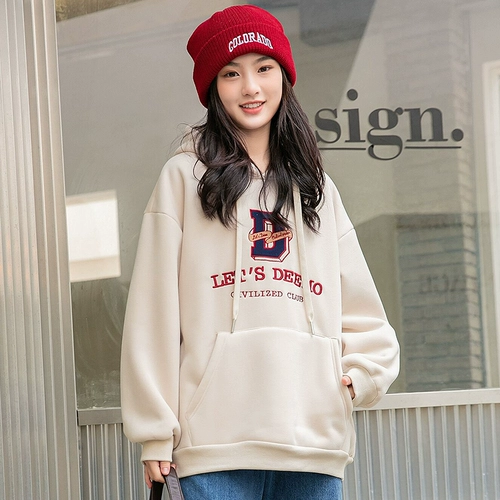 Демисезонная модная утепленная толстовка, 2023, городской стиль, в западном стиле, подходит для подростков, для средней школы