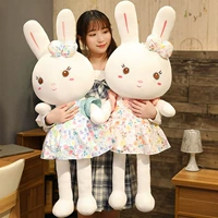 Плюшевый кролик, игрушка, милая подушка, детская тряпичная кукла, подарок на день рождения