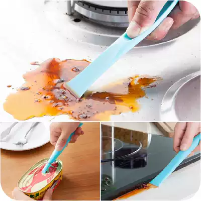 Kitchen gas stove cleaning and decontamination double-head scraper door and window gap stain decontamination shovel can opener