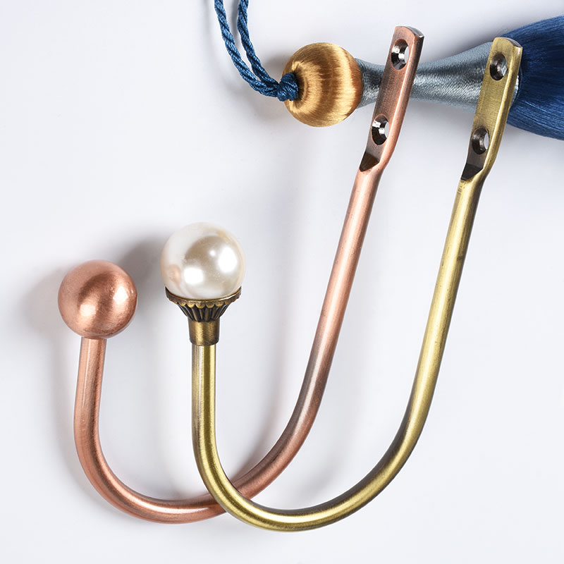 Window Curtain Wall Hooking Hook Wall Hook Accessories Accessories Accessories Trim minimalist Hyundai Strap Ball Cap U Type Round Head Hook