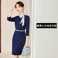 23008 Тибетское синее семинарное спальное платье