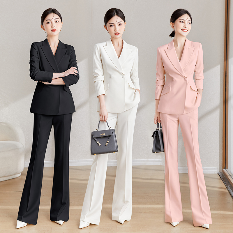 High-End Suit Set, New Spring and Autumn Style, Goddess Style, Casual, Slimming, Elegant, Fashionable, Commuting, Business, Professional Suit
