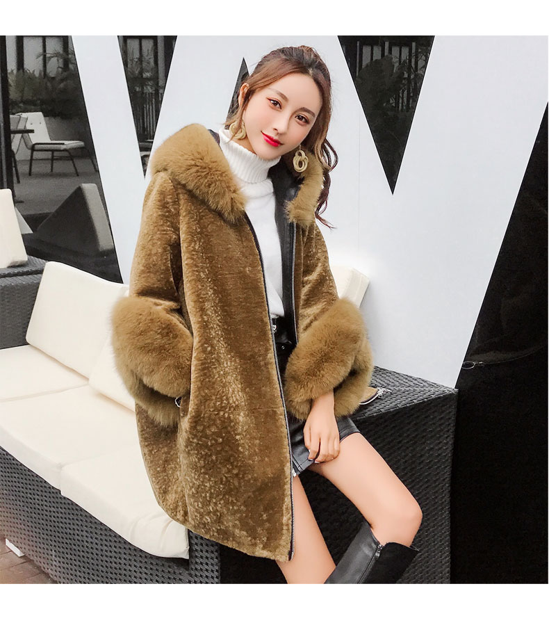 Manteau de fourrure femme DEMIAOER - Ref 3175056 Image 12