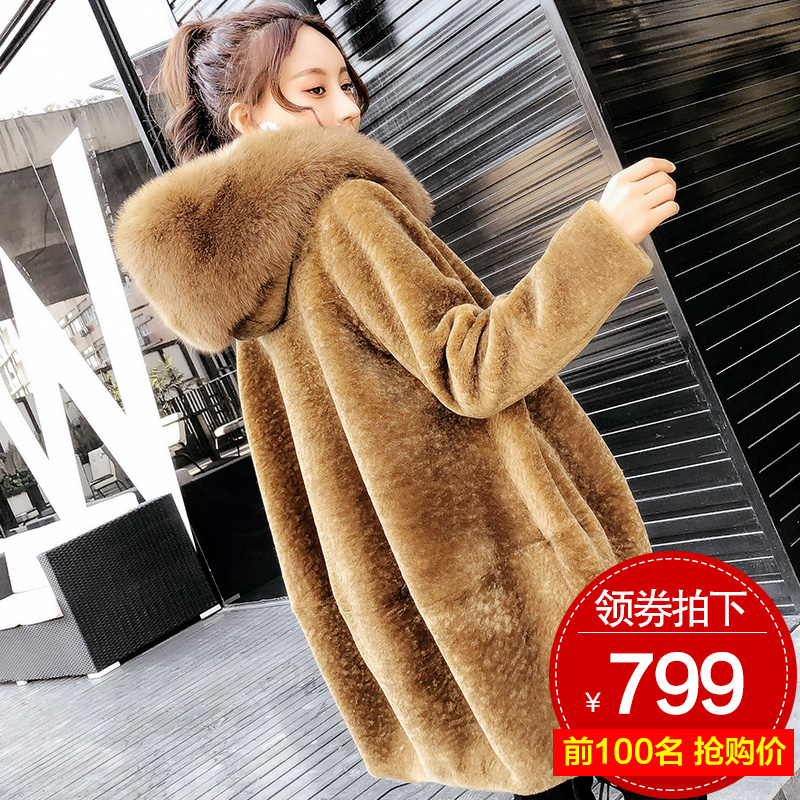 Manteau de fourrure femme DEMIAOER - Ref 3172013 Image 1