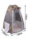 낚시 천막, 야외 방수 텐트, 방풍 및 일광 차단, 1인 휴대용 모기 방지 메쉬, 접이식 낚시 특수