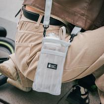 Outdoor water bottle bag mobile phone shoulder strap universal portable large capacity childrens anti-fall thermal insulation protective cover water cup fixing strap