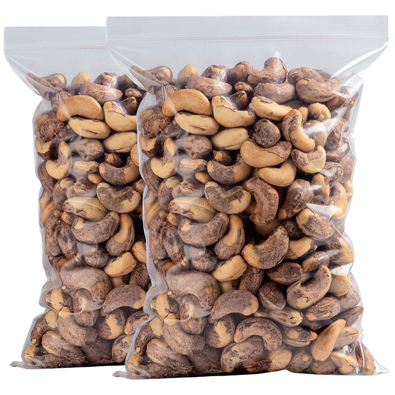 Bean Bear Large Cashew Nuts with Skin 500g Original Salt Baked Purple Skin New Vietnamese Nuts and Dried Fruits Snacks for Pregnant Women