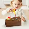 Woodpecker bug catch game Children's fun bug catch toy group Montessori puzzle early education Cognitive teaching aids 2-4 years old