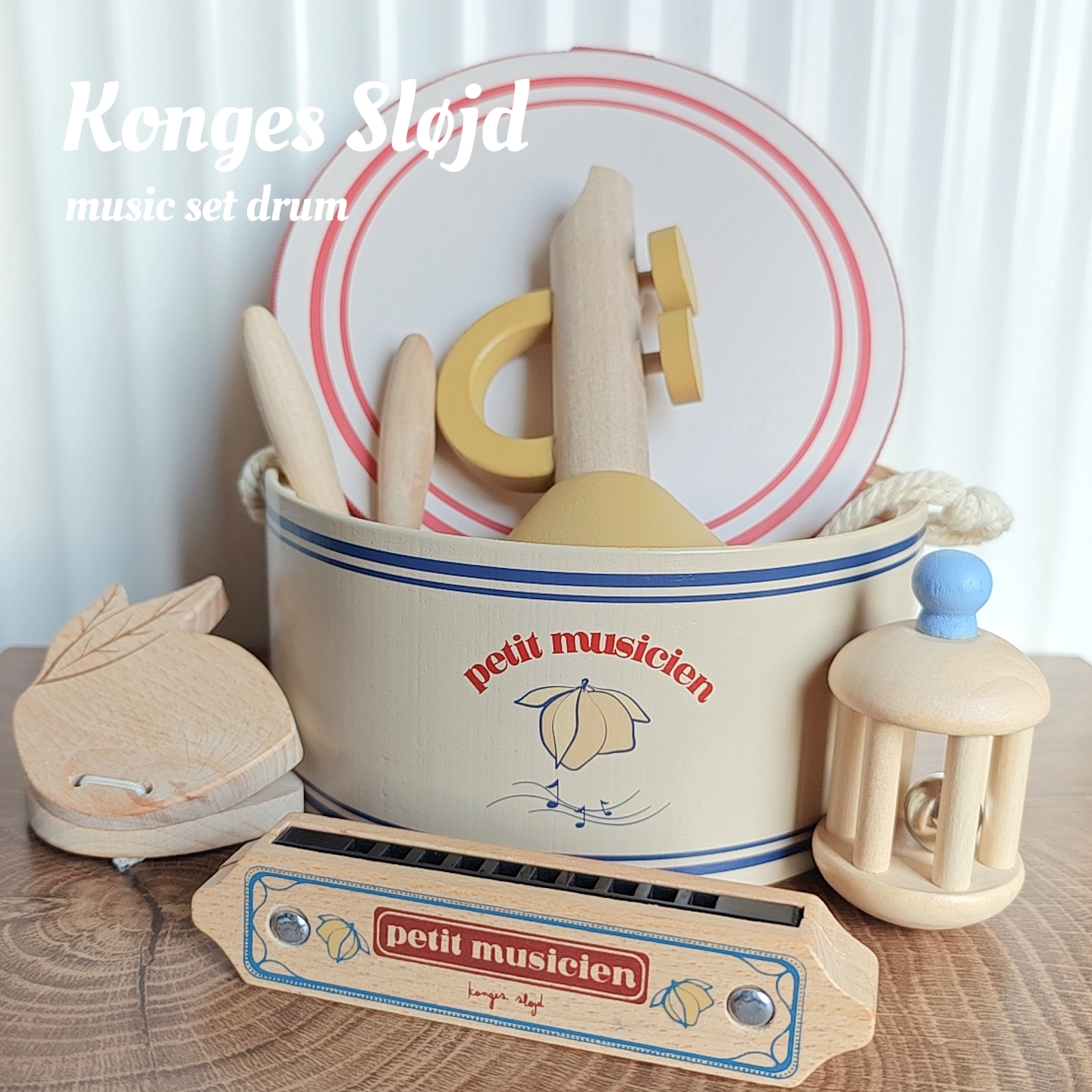 Export of Danish infant child wood percussion Percussion Instrumental Toy Kindergarten Orf music teaching aids-Taobao