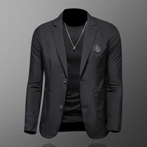 European station suit jacket autumn 2021 New Korean trend black youth business leisure solid color suit tide