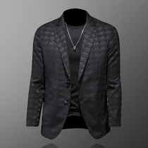 European station high-end suit men Korean trend single casual clothes jacket spring and autumn youth handsome casual suit jacket