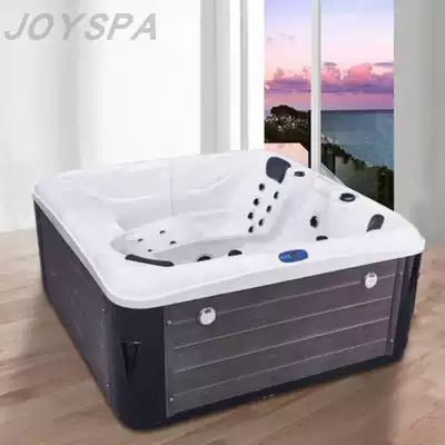 Luxury outdoor surf whirlpool bath home Villa tub super large acrylic smart thermostatic SPA bath
