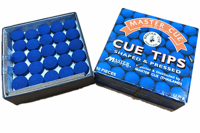(Thailand MasterCueTip) Master leather head boxed snooker head gun head billiard cue tip