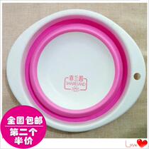 Vanelange Portable Beauty Folding Basin Wash-Face Folding Basin Anti-Fall Basin Eco-friendly Basin Tourist Home Folding Plastic Basin