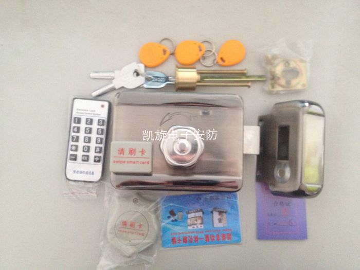 Metal gear swipe lock Induction lock Electric control lock Swipe lock Electronic door lock Rent lock