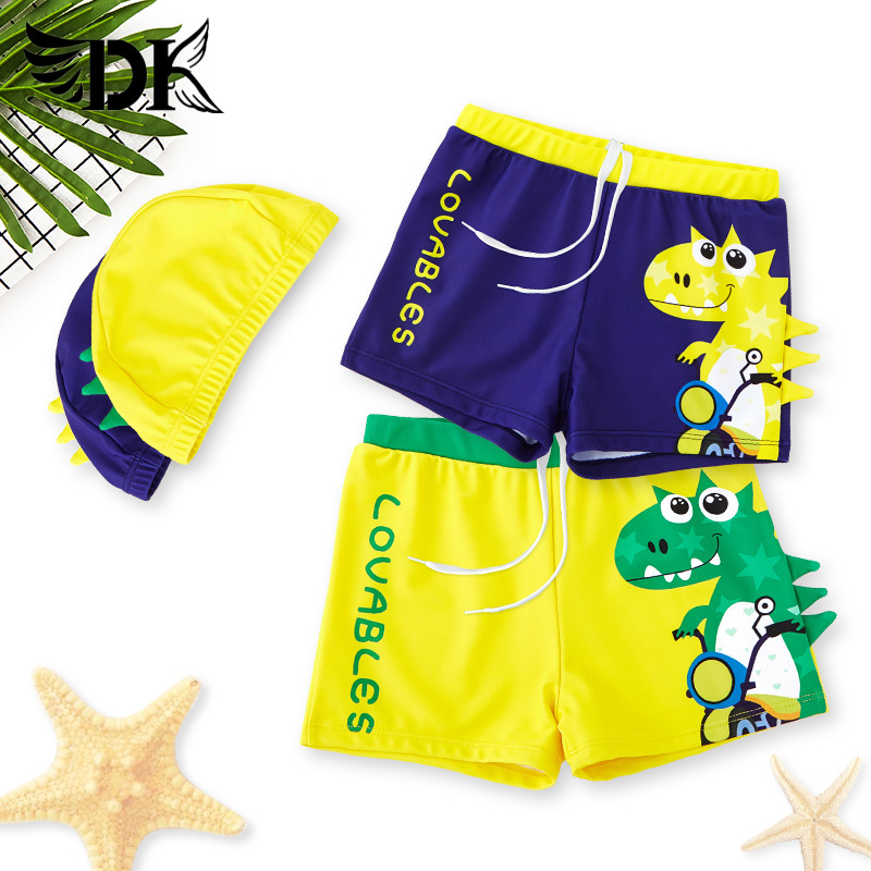 DK children swimsuit swimsuit pants boy baby cartoon swimsuit small CUHK boy flat corner speed dry spa swimsuit