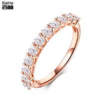 100 Herjewelry 18K gold diamond ring Ring Platoon Diamond Ring Female Diamond Ring Women Jewelry Platinum Customized