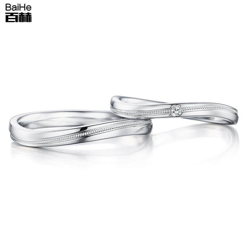 18K Gold Twist Arm Pair Ring Proposal Marriage Diamond Ring Couple Pair Ring Diamond Ring Women Can Customize Platinum