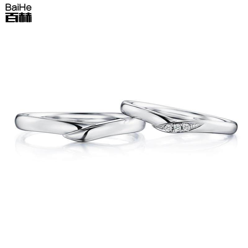 18K gold staggered couple diamond ring marriage diamond ring couple custom platinum for ring ring girl